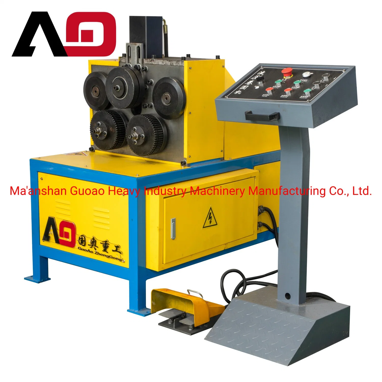 Circular Tube Angle Roller High Efficiency Steel Plate Section Profile Rolling Machine with Good Quality Steel Bar Channel Bending Machine Tube Bender