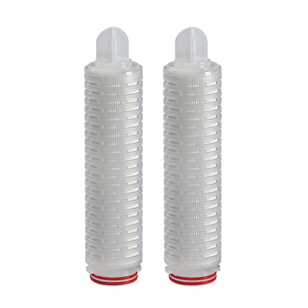 Darlly Hydrophilic PVDF Membrane 0.22um Pleated Filter Cartridge for Protein Purification with Ultra Low Protein Binding 10/20/30/40"