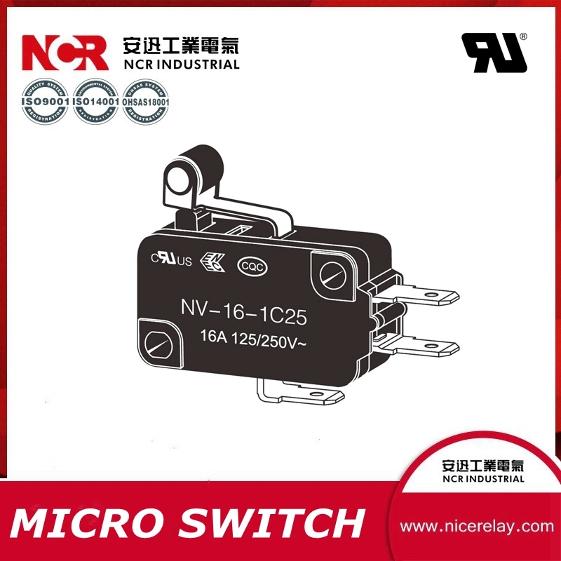 Reliable Basic Microswitch Short Hinge Roller Lever V Omron