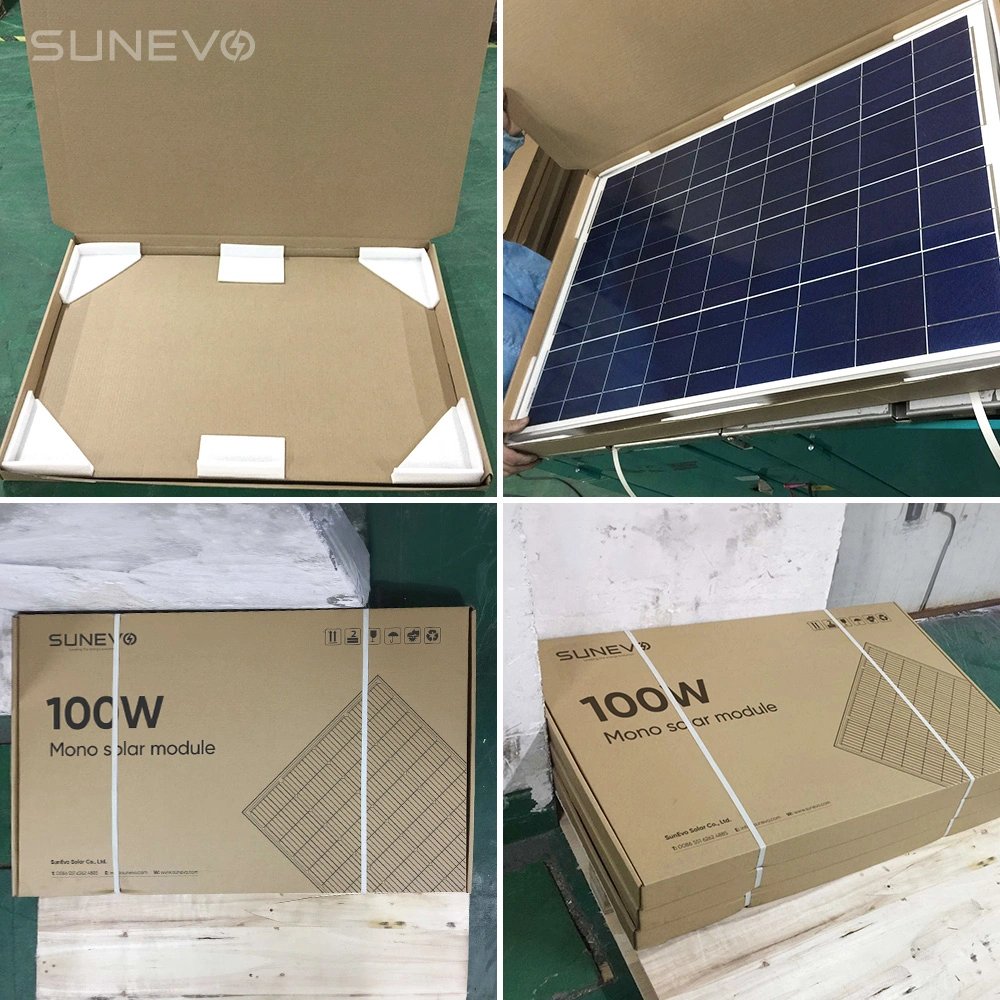 PV-Power-Modul 60wp 70wp 90wp 200wp Solarzellen Mit langlebigen hochwertigen Glas