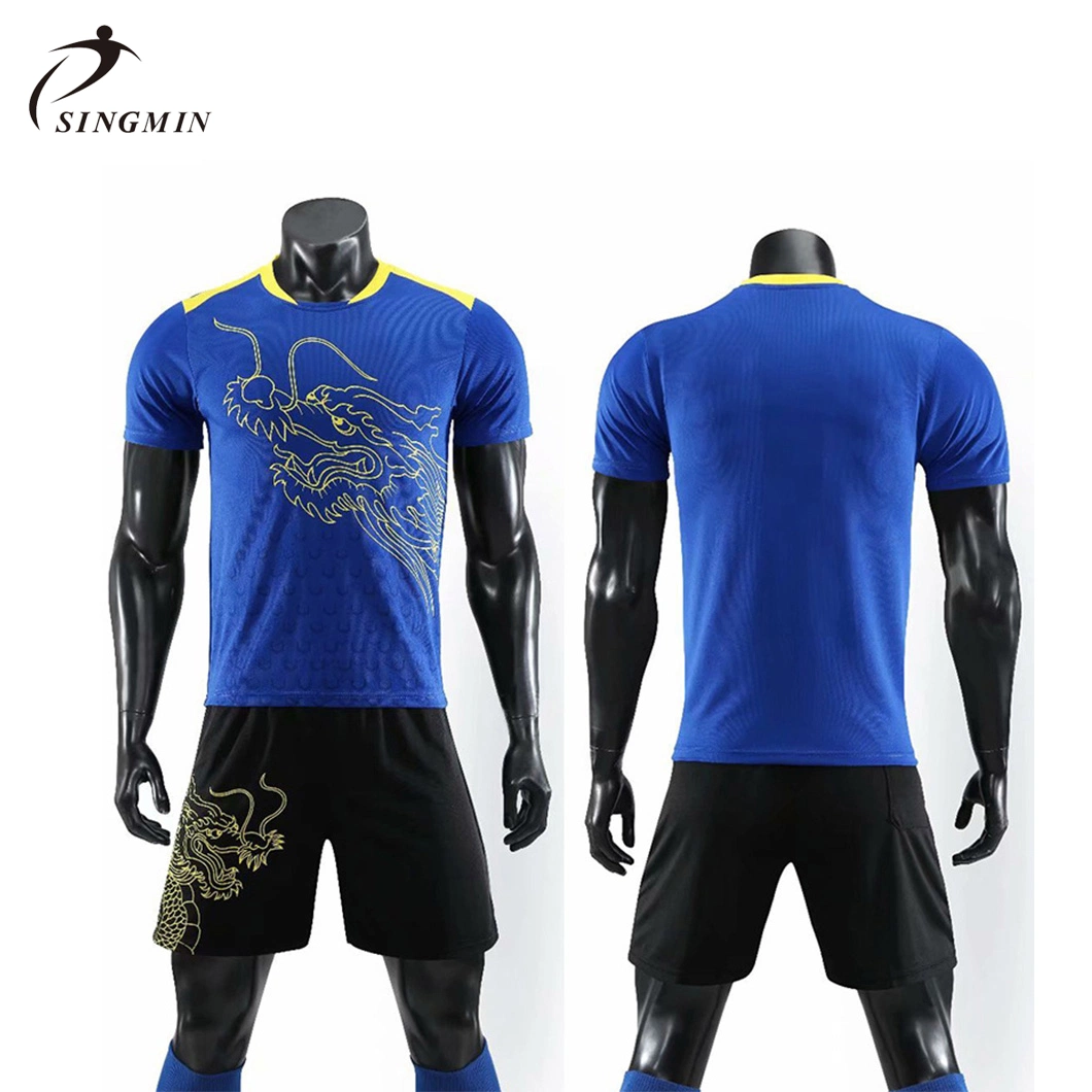 Custom homens novos uniformes de futebol camisas da equipe de futebol de desgaste de futebol Camisolas Camisola de qualidade definido