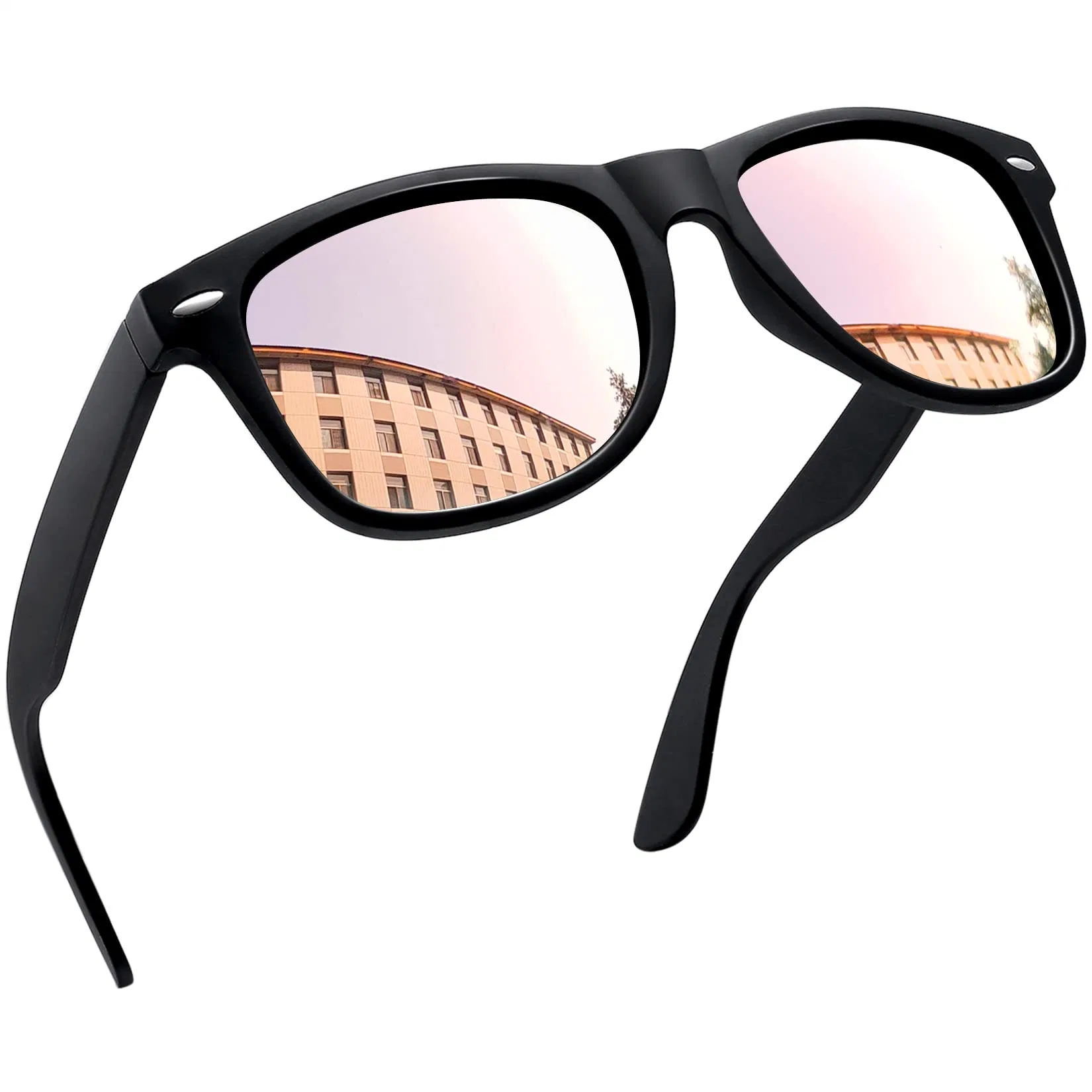 Foldable Square Sunglasses Polarized UV Protection Trendy Designer Sun Glasses Men Women