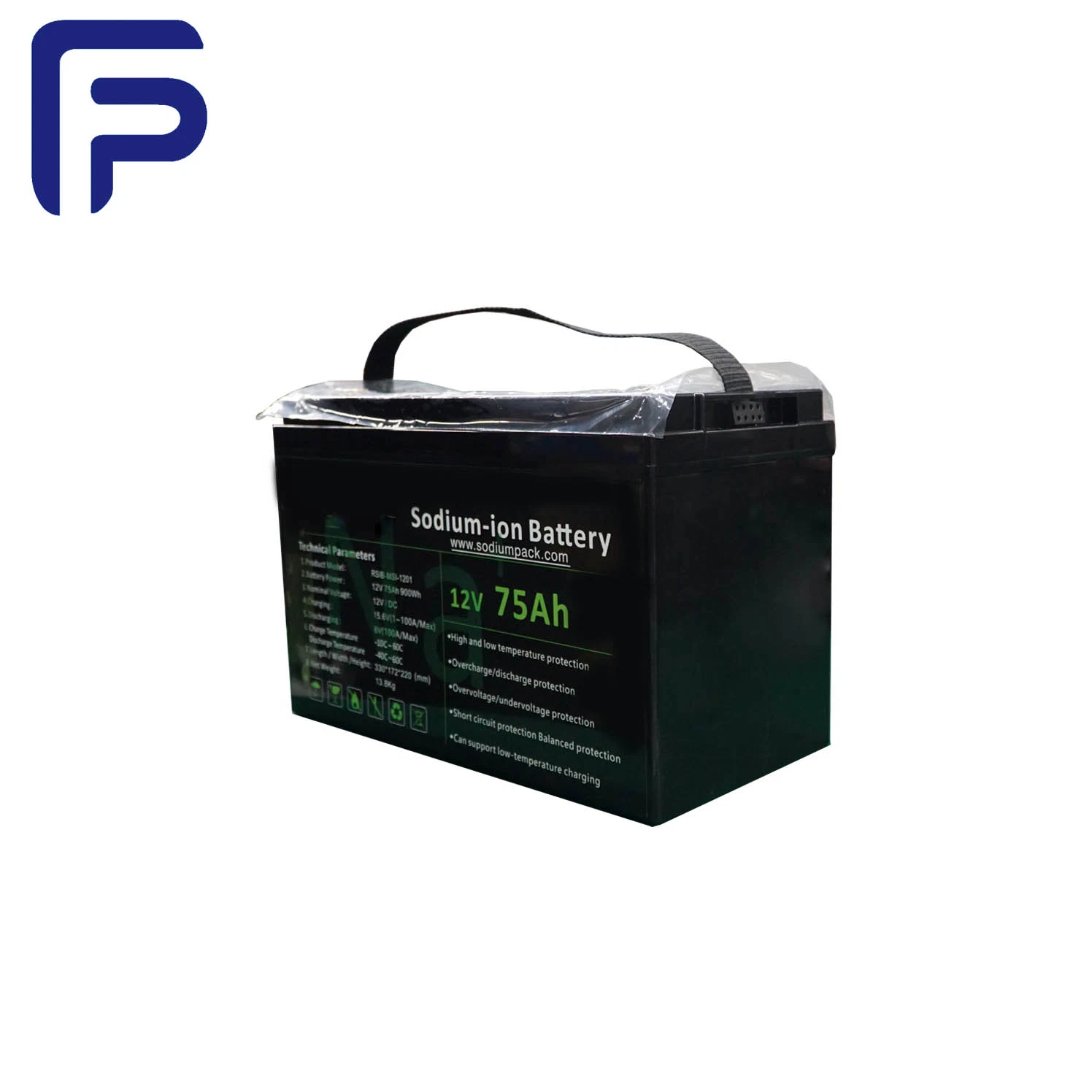 Batterie au sodium-ion 12V 68ah 816wh rechargeable au plomb modifiée en cycle profond Nacufemno.