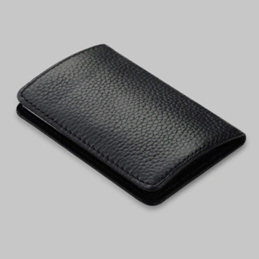 Hot Sale PU Leather Credit Card Holder with Money Clip