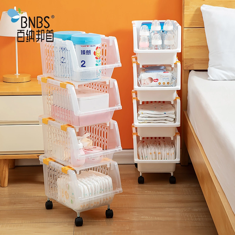 Panier de rangement pour la maternité et les produits pour bébé, organisateur de produits divers.