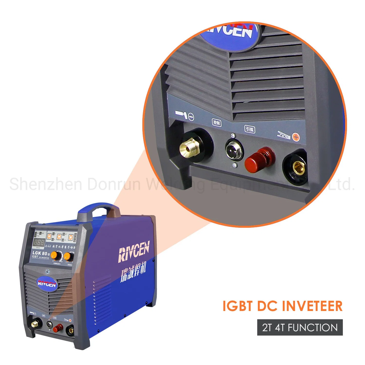 Digital Air Plasma Cutter, IGBT Technology DC Inverter Cutting Machine with 2t 4t Function