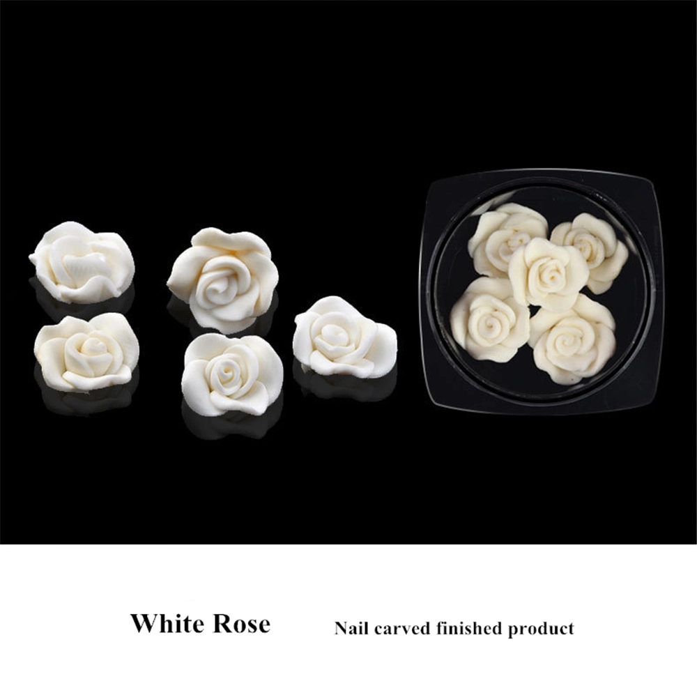 3D Rose Blume DIY Nail Art Dekoration Zubehör für Nagel Schönheitssalon