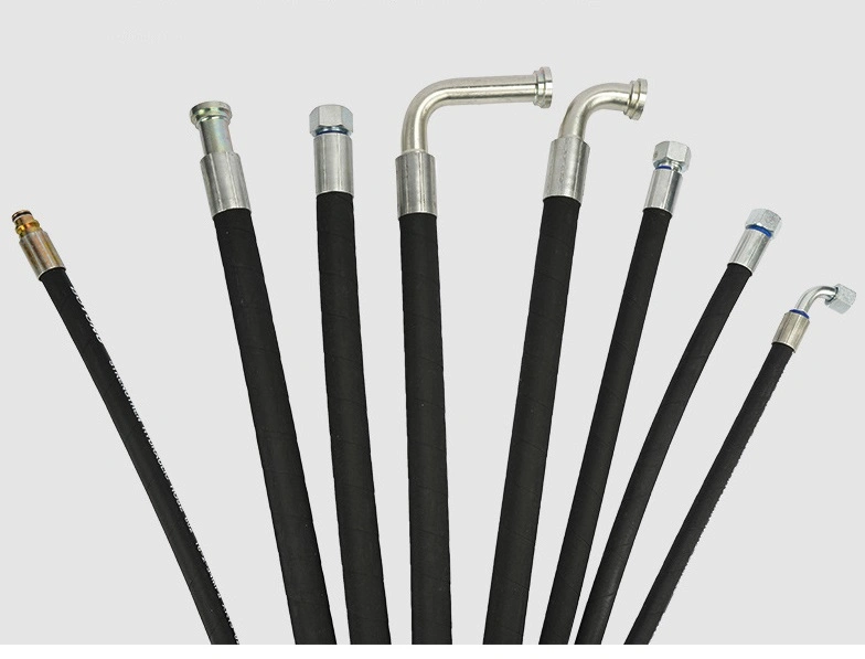 High Pressure Fuel Oil Rubber Hoses Hydraulic Parts