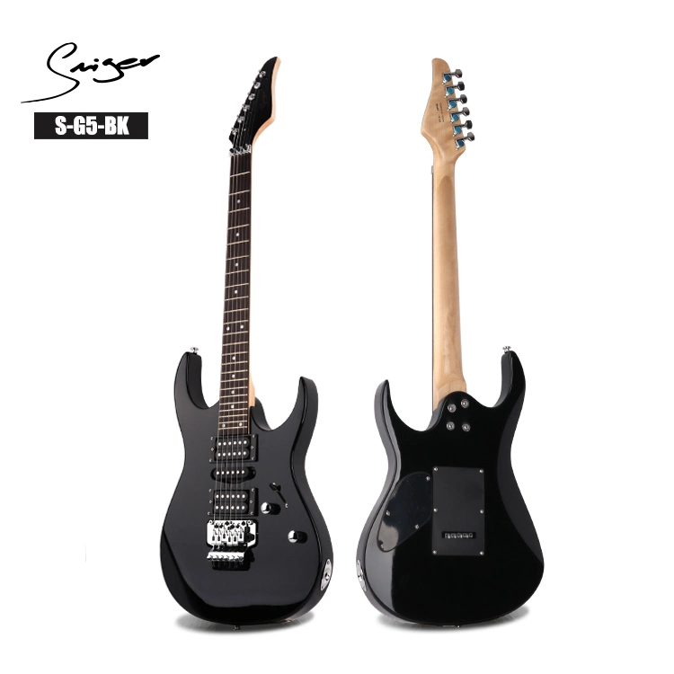 China Musical Instruments Manufacture Smiger Brand Basswood Electric Guitar