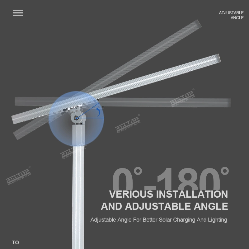 Super Bright Outdoor IP65 Waterproof All in One 50 100 150 200 250 300 Watt Integrated Solar LED Road Lamp