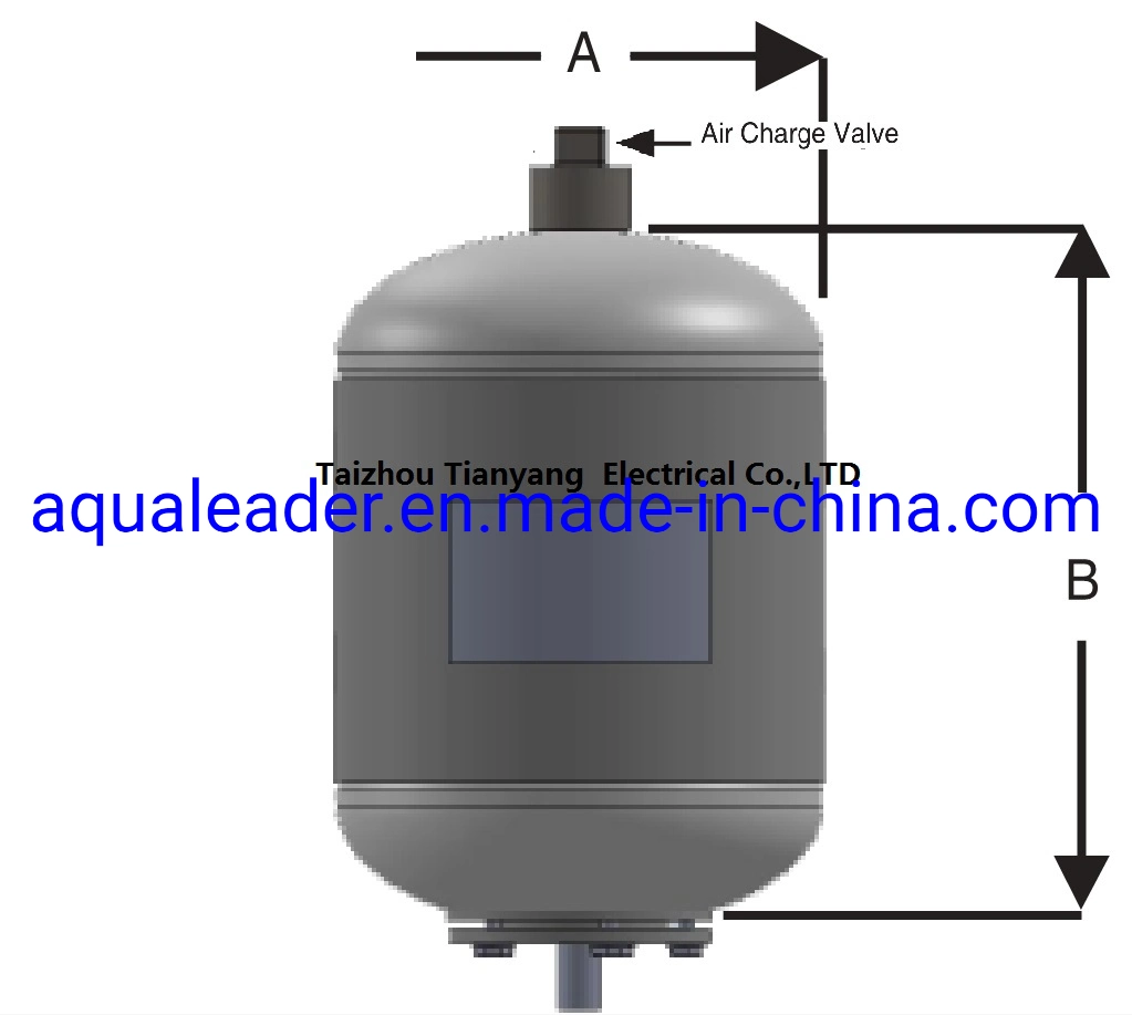 9 Us Gallon Full Acceptance Multi-Purpose Bladder Expansion Tank