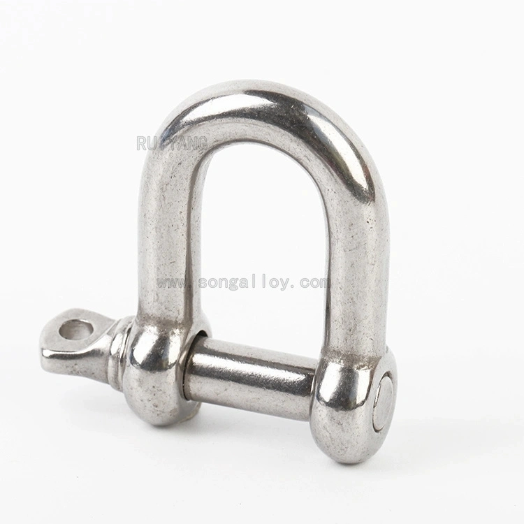 European Dee Shackles in Stainless Steel for Riggings