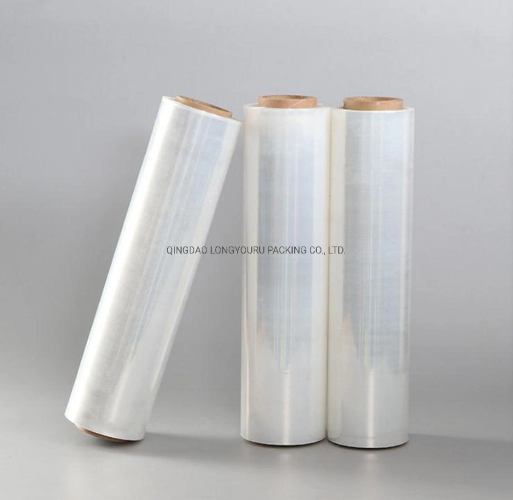 LLDPE Packaging Plastic Roll Pallet Wrap Stretch Film Manual Wrap