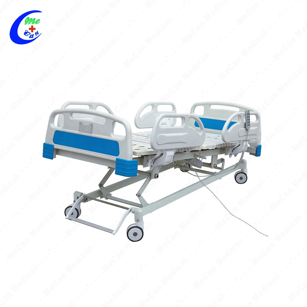 Cheap Price 5 Crank Electric Manufacturer Adjustable Medical Nursing ICU Hospital Bed