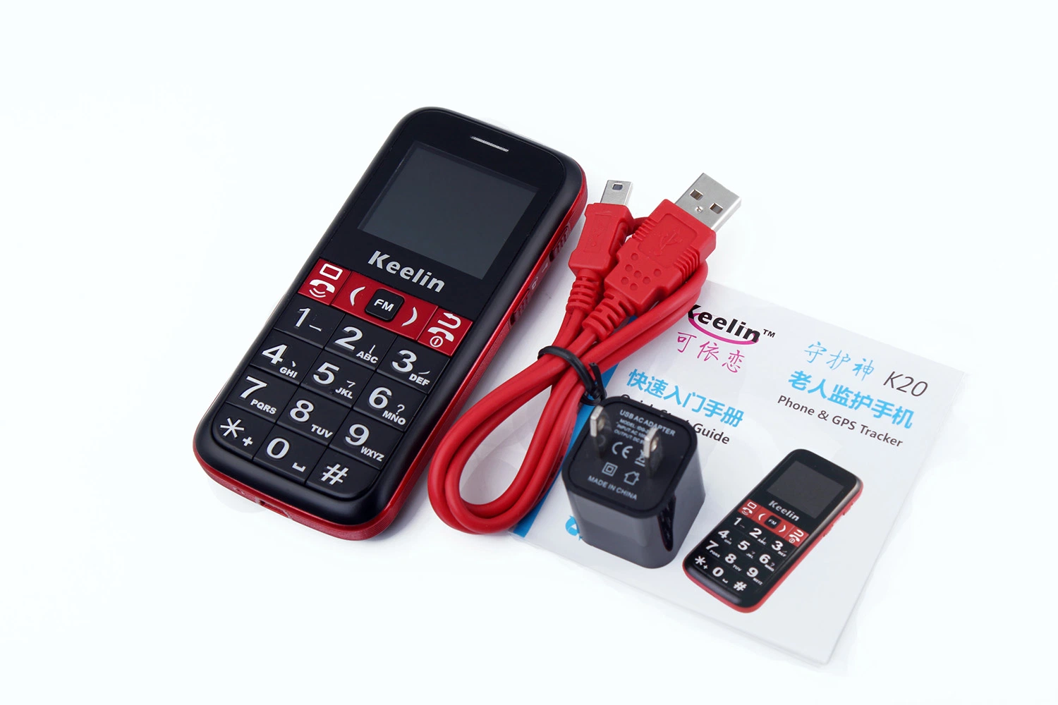 2g GPS Phone for Secure Seniors by GPS Tracking K20