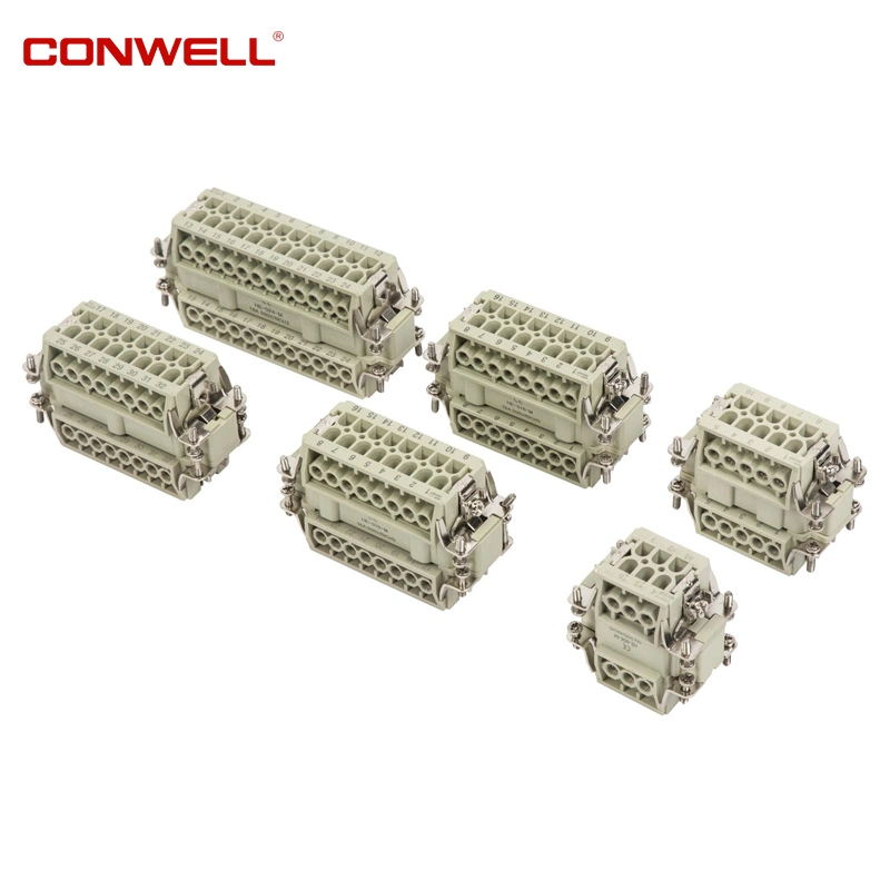 Heee-040-Mc Heavy Duty Connector Hee Male Female Insert 500V 60A Connector