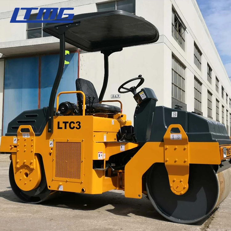 Ltmg Mini Double Single Drum Vibratory Asphalt 1 Ton 2 Ton 3 Ton Road Roller