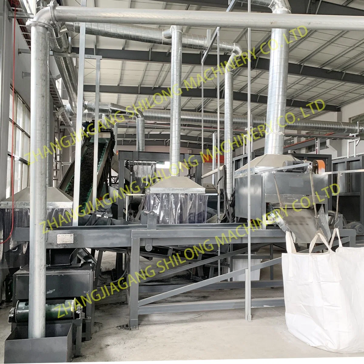 Hohe Effizienz wirtschaftliche 1ton Reifen Recycle Plant, um Gummi zu erhalten Granulat Pulver