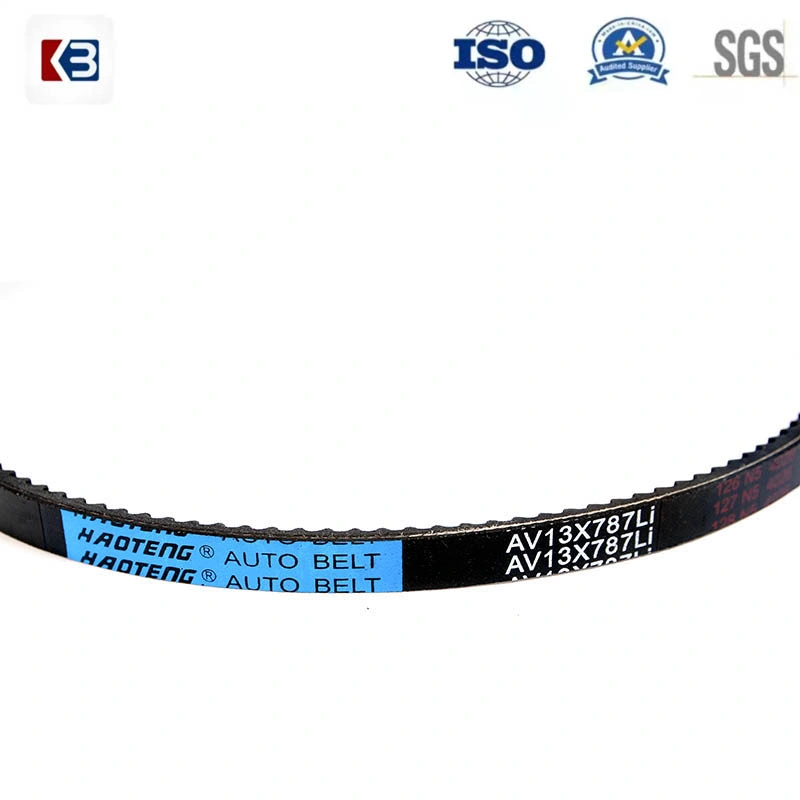 Factory Customized Black Rubber Automobile Belt AV13 Tooth Triangle Belt Various Models Large Quantity High Price and High quality/High cost performance Keben Transmission Belt