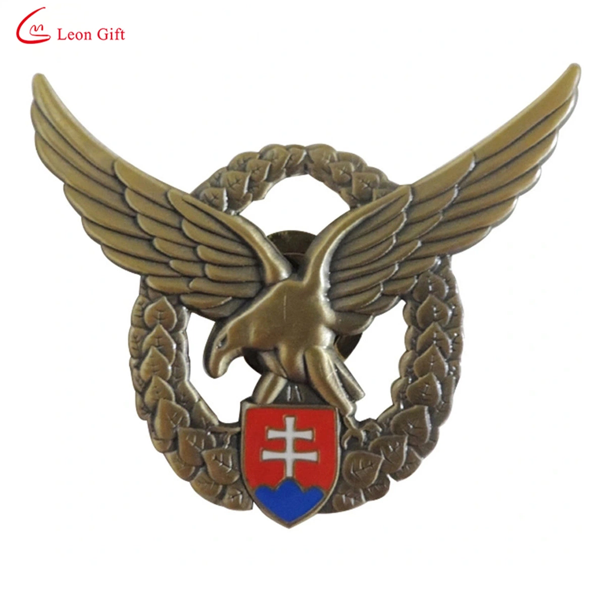 Cuchara de Café liso personalizado Bandera de metal Cruz de la bandera de la solapa Con bisel Brass Grip Magnet Metal Brooch esmalte Badge Lapel PIN