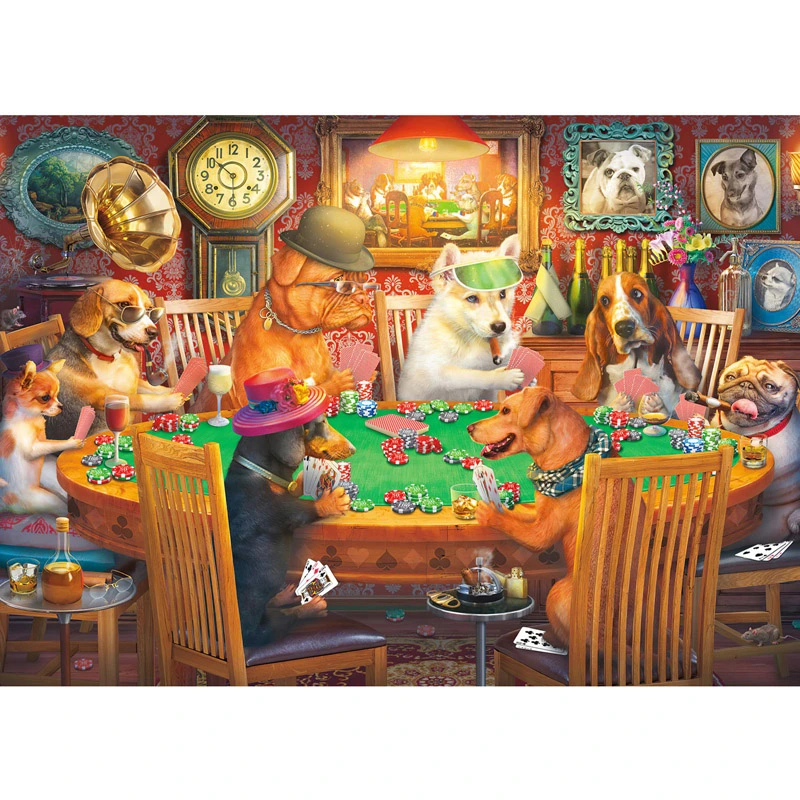 Animal Dog Game Play Toys 9000 Piece Plastic Puzzle with Customizable Patterns, Sizes and Pieces, Children&prime; S Toy Gift.