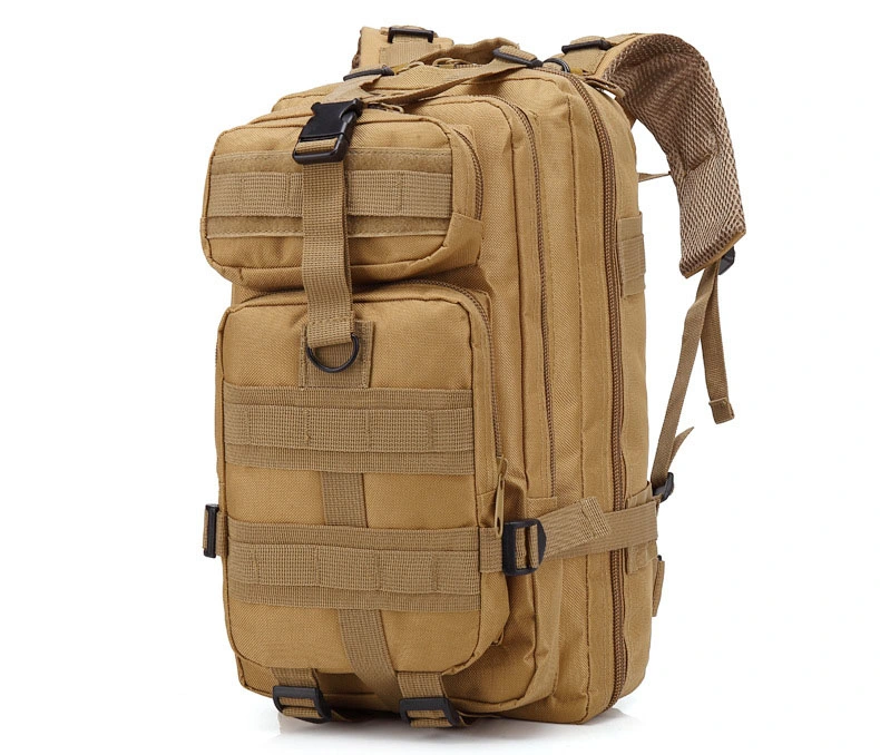 Grande Capacidade Esportes ao Ar Livre Lazer Viagem Acampamento Caminhada 3p Mochila Tática Estilo Militar Camuflagem Saco de Pacote (CY0001)