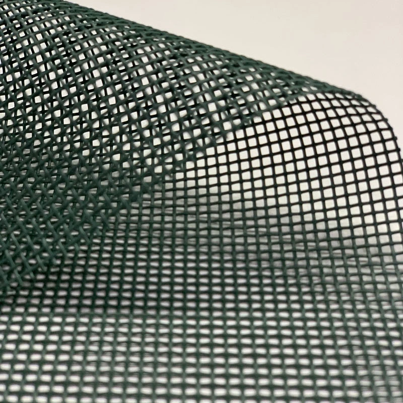 Yarn Coated Woven Mesh Cover Fence PVC Netting Mesh Fabric