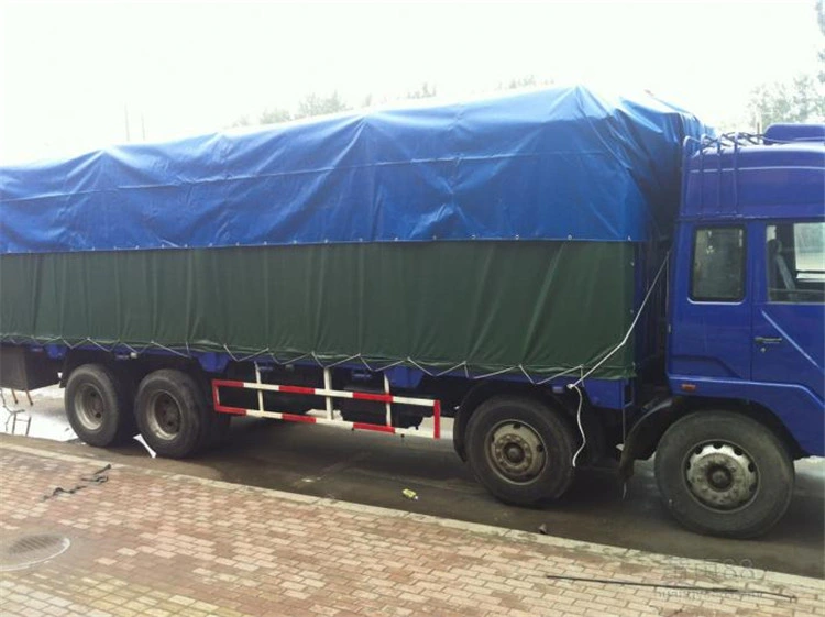 Fabricant de haute qualité PE bâche en plastique blanc bleu bâche Tôle de couvercle pour le camion