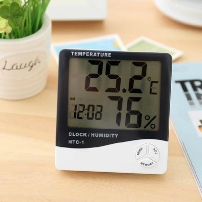 HTC-1 Digital Termometre Thermometer HTC1 Temperature & Higrometer and Thermometer-Hygrometer Humidity Thermo Hygrometer