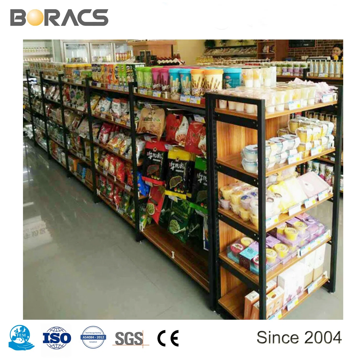 Good Price Grocery Store Retail Display Stand Racks Gondola Shelving Supermarket Shelf for Sale