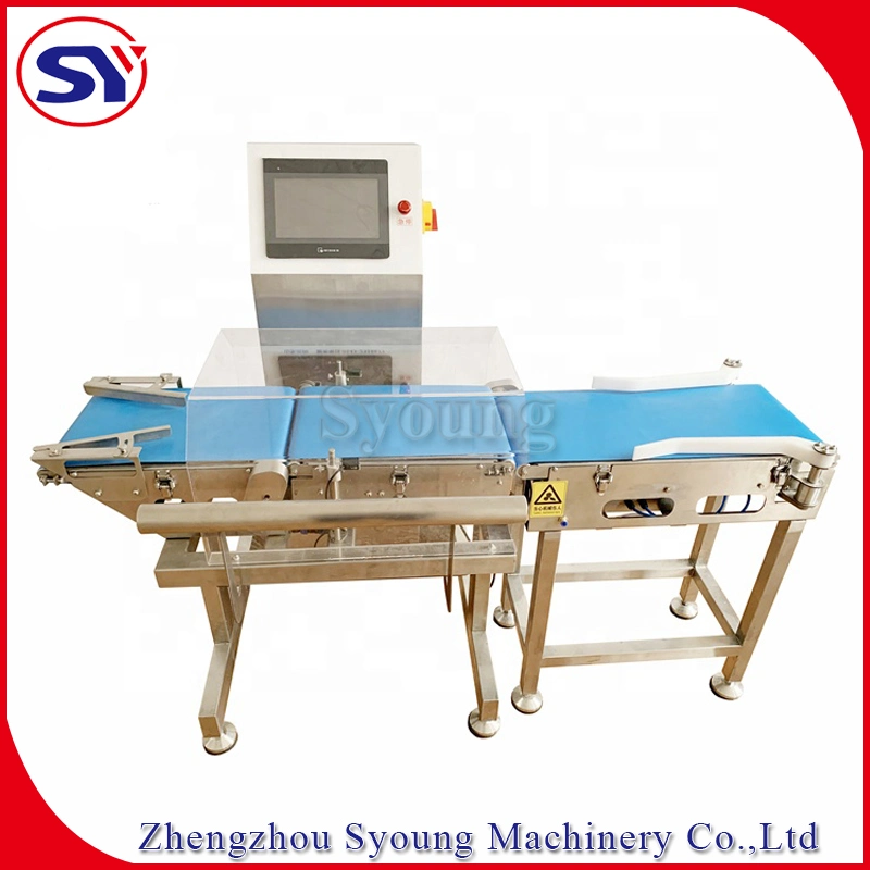 Food Grade Check Weigher Scale Conveyor Weighing System for Selecting Unqualified Products