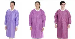 Batas descartáveis para laboratório médico do Hospital Uniform Men and Women