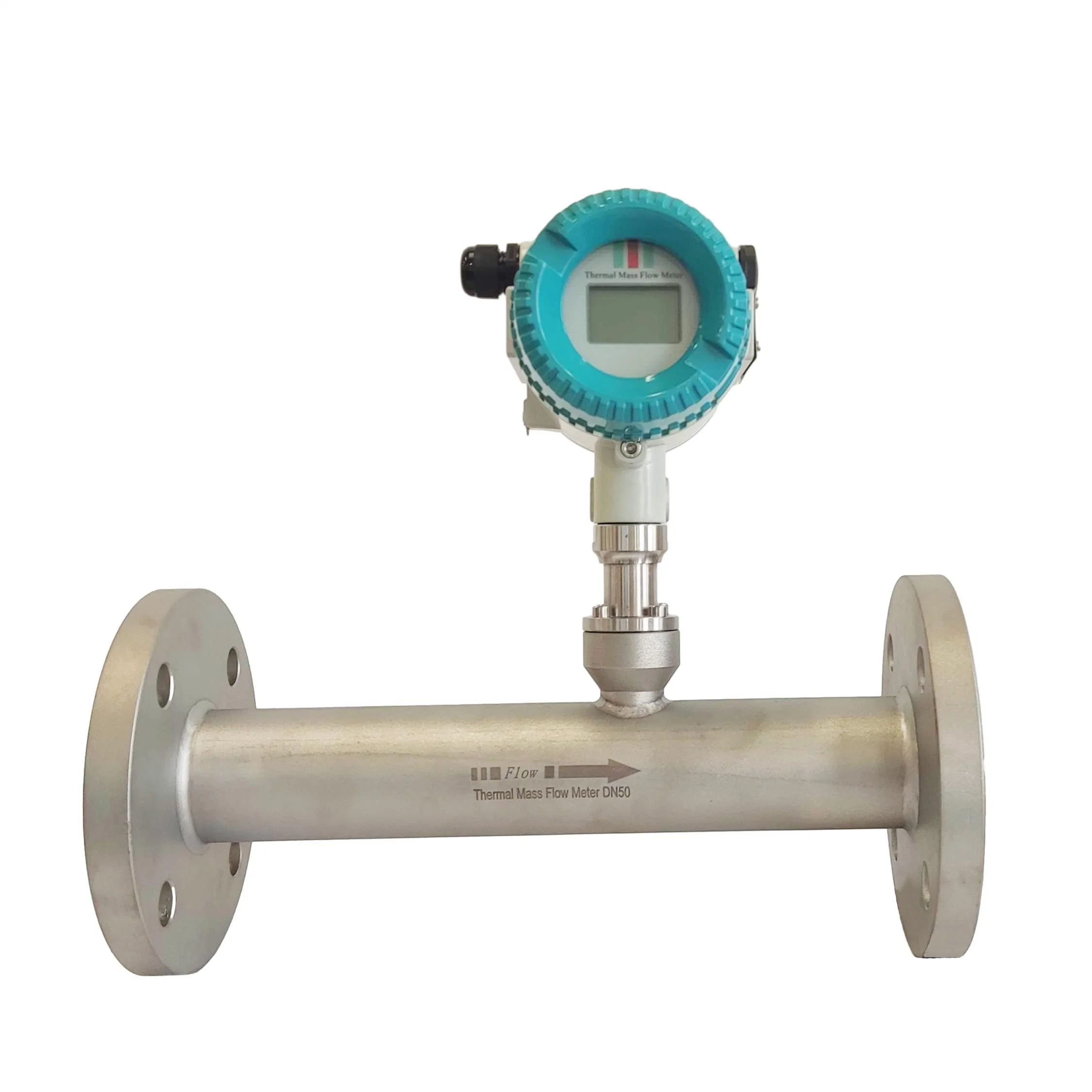 RS485 High Temperature Compressed Air Natural Gas Digital Oxygen Thermal Mass Flowmeter