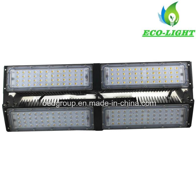 200W IP65 5 ans de garantie DOE-casting poutre aluminium 220 Degré élevé d'angle Lumen Slim Projecteur extérieur LED