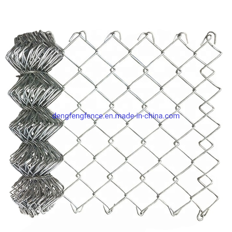 Galvanized/PVC Coated Chain Link Fence Wire Mesh Factory Wholesale for Protecting