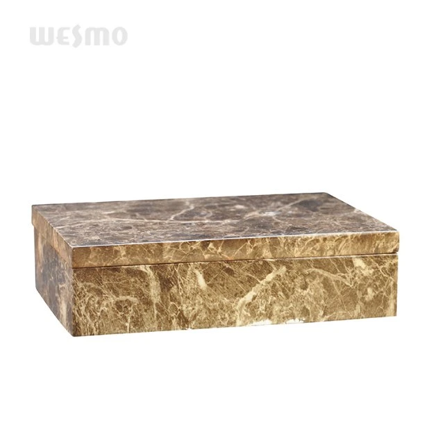 Polyresin Marble Decorative Sundries Trinket Candy Box