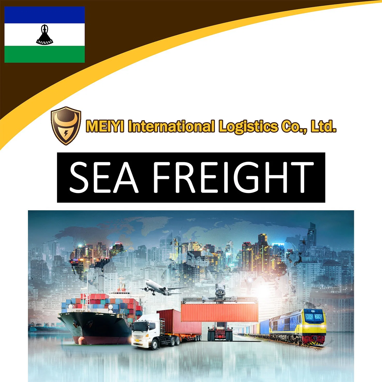 Shipping service from China to Lesotho by sea freight	shipping service south africa shipping guangzhou to africa air freight shipping to beira