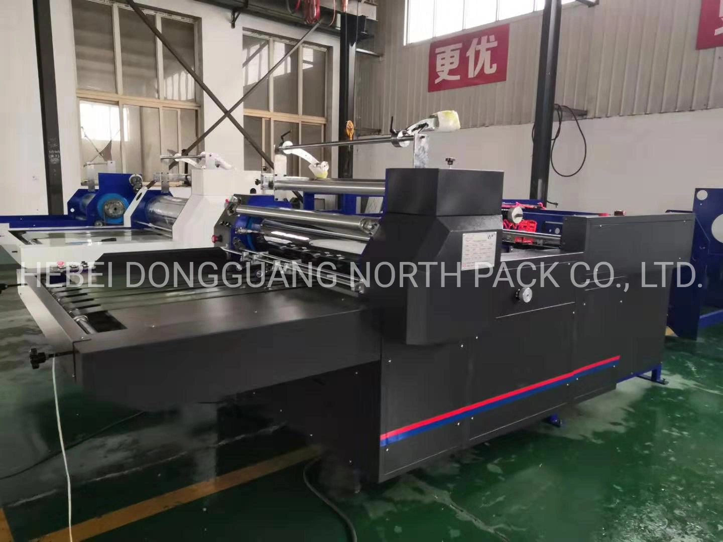 Film laminator machine for corrugated paper carton boxing making