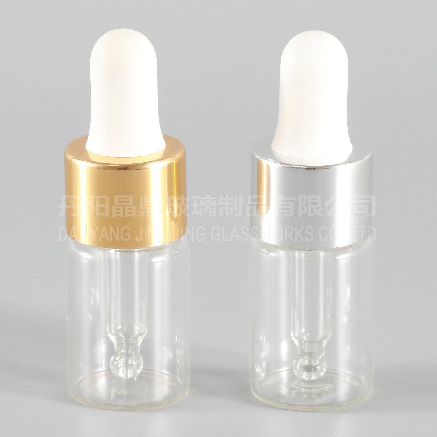 High Quality Sample Essential Oils Bottles with Dropper Reusable Vials Bottles with Glass Eye Dropper