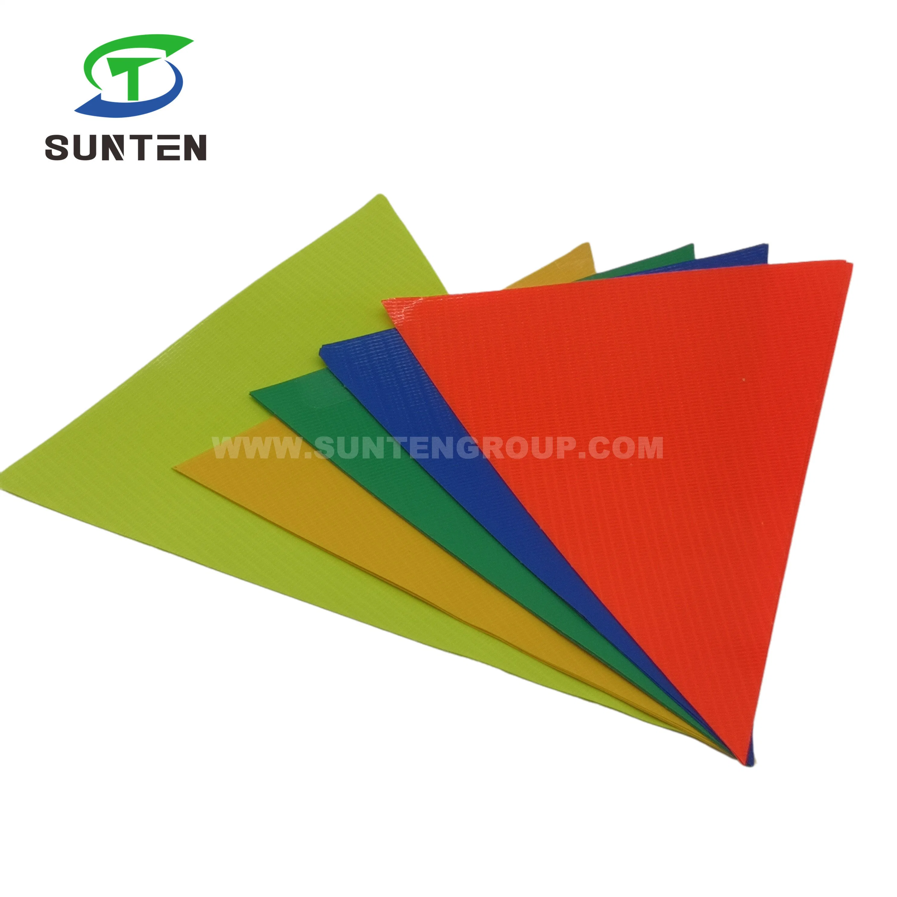 Hot Products/Street Safety Warning Anti-UV/Waterproof PVC/Polyester/Nylon Printing Reflective/Fluorescent Color Square/Triangle String Delineator