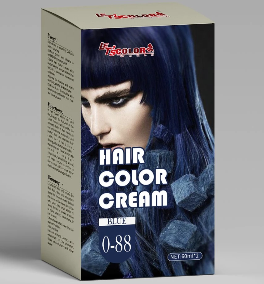 Crema de color de alta calidad para hidratar y para el cabello sano