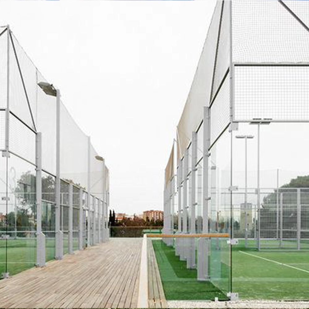 Tennis Court Net Professional Manufacturers Small Sided Soccer Fence Field China 12mm Thickness Tempered Glass Rubber Tennis Court