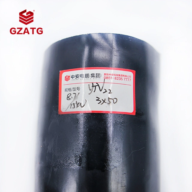 Copper Core XLPE Insulated Polyolefin Sheathed Steel Tape Armored Low Smoke Zero Halogen Flame Retardant Class a Power Cable.