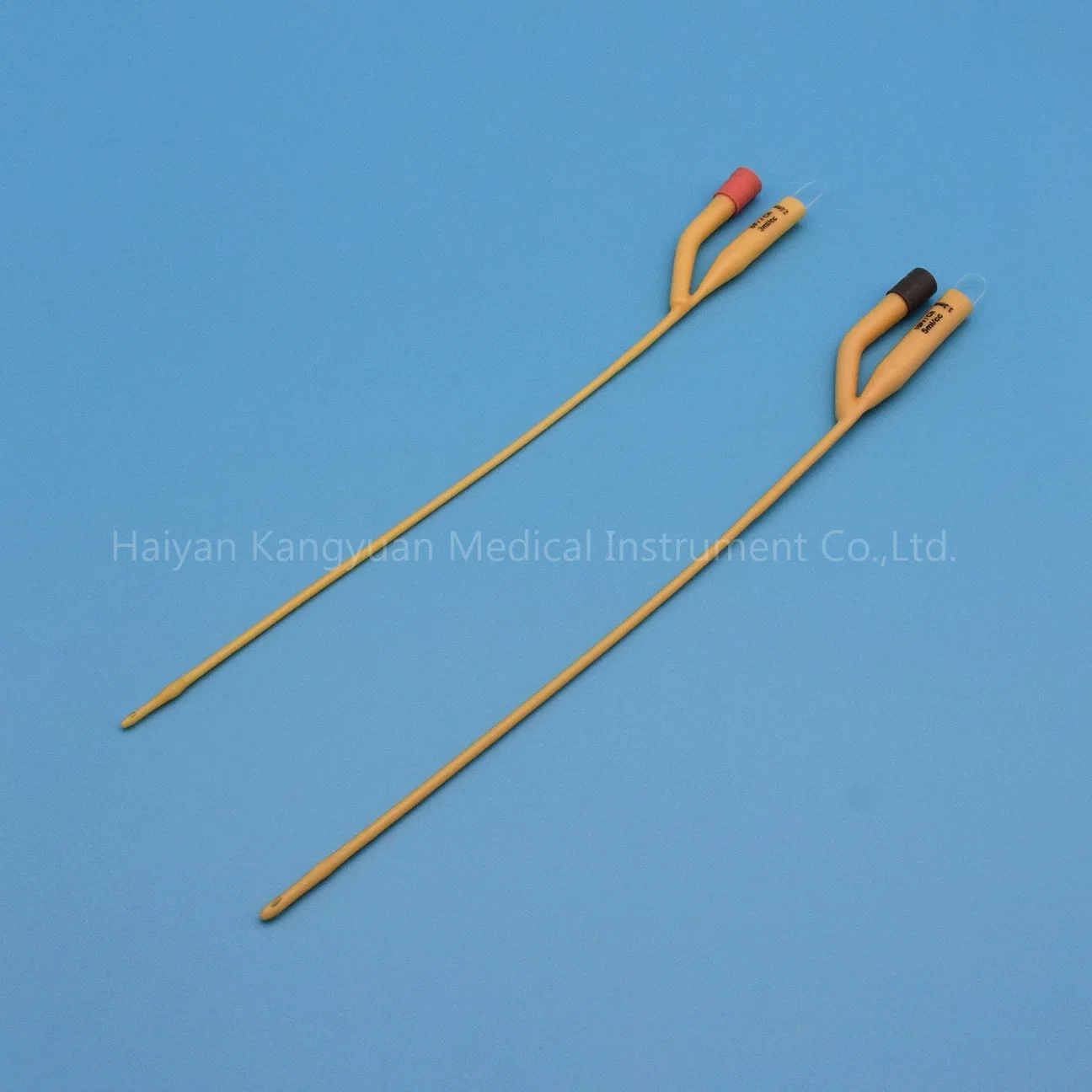 Silicone Coated Latex Foley Catheter Medical Instrument