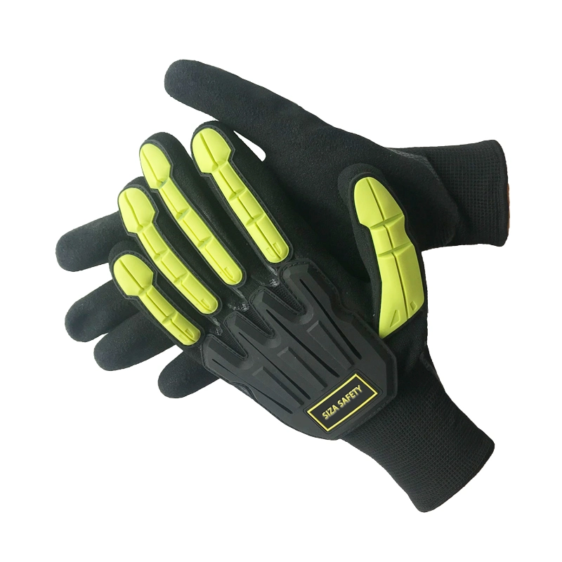 13G Polyester Seamless Knitted High Dexterity PU Work Gloves