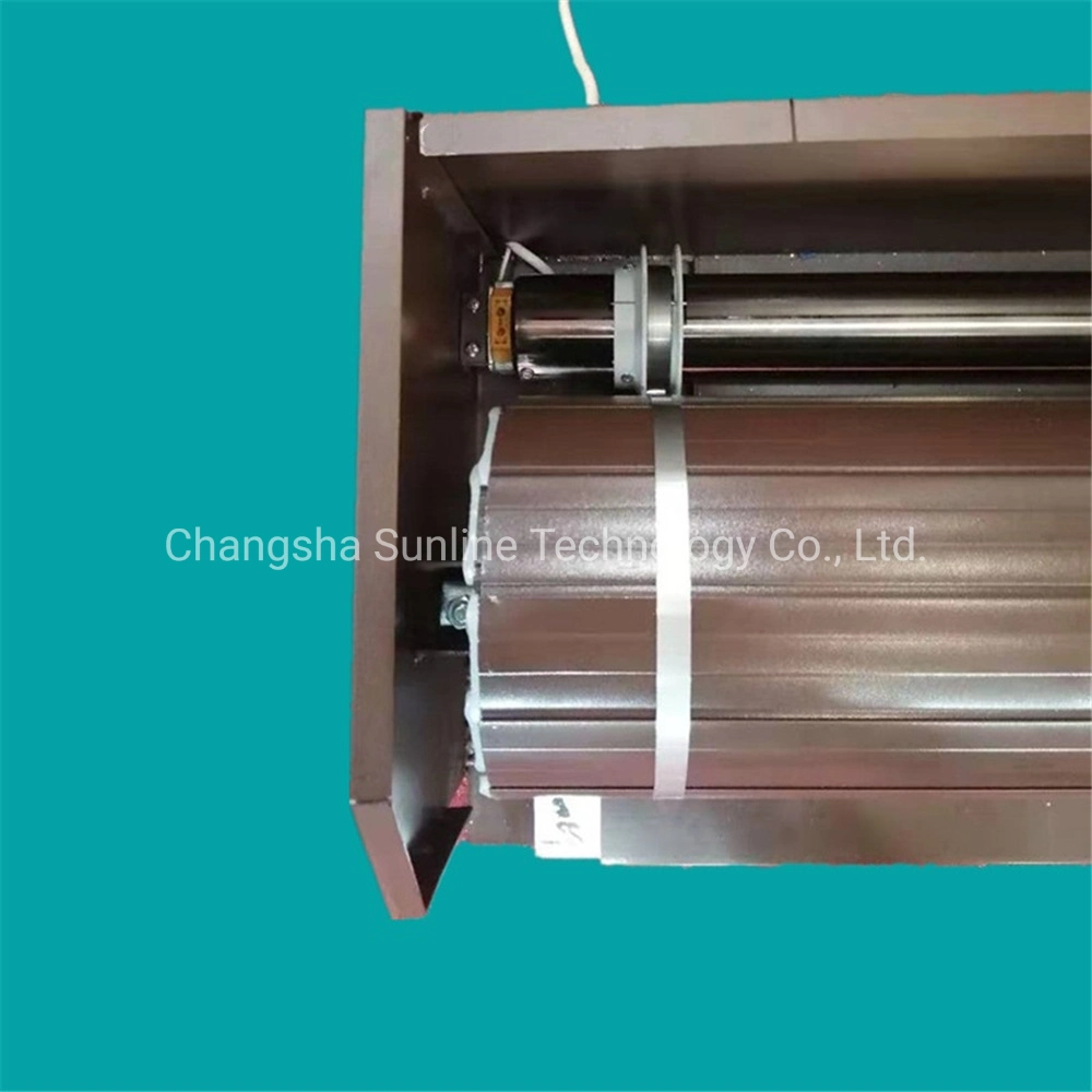 Horizontal Ceiling Aluminum Alloy Electric Rolling Roller Shutter Sunshade on Glass House Roof