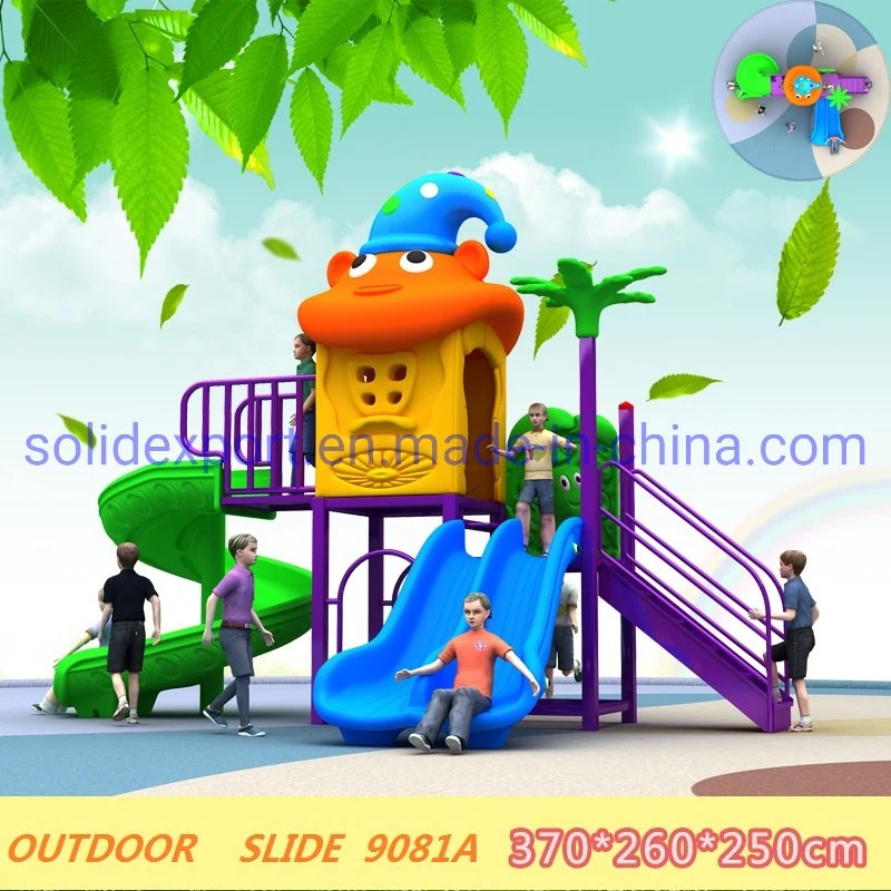 LLDPE Plastic Material Children Outdoor Slide Swing Set