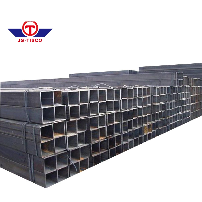 Shs Rhs Black Iron Tube Square and Rectangular Hollow Section Steel Pipe Profile