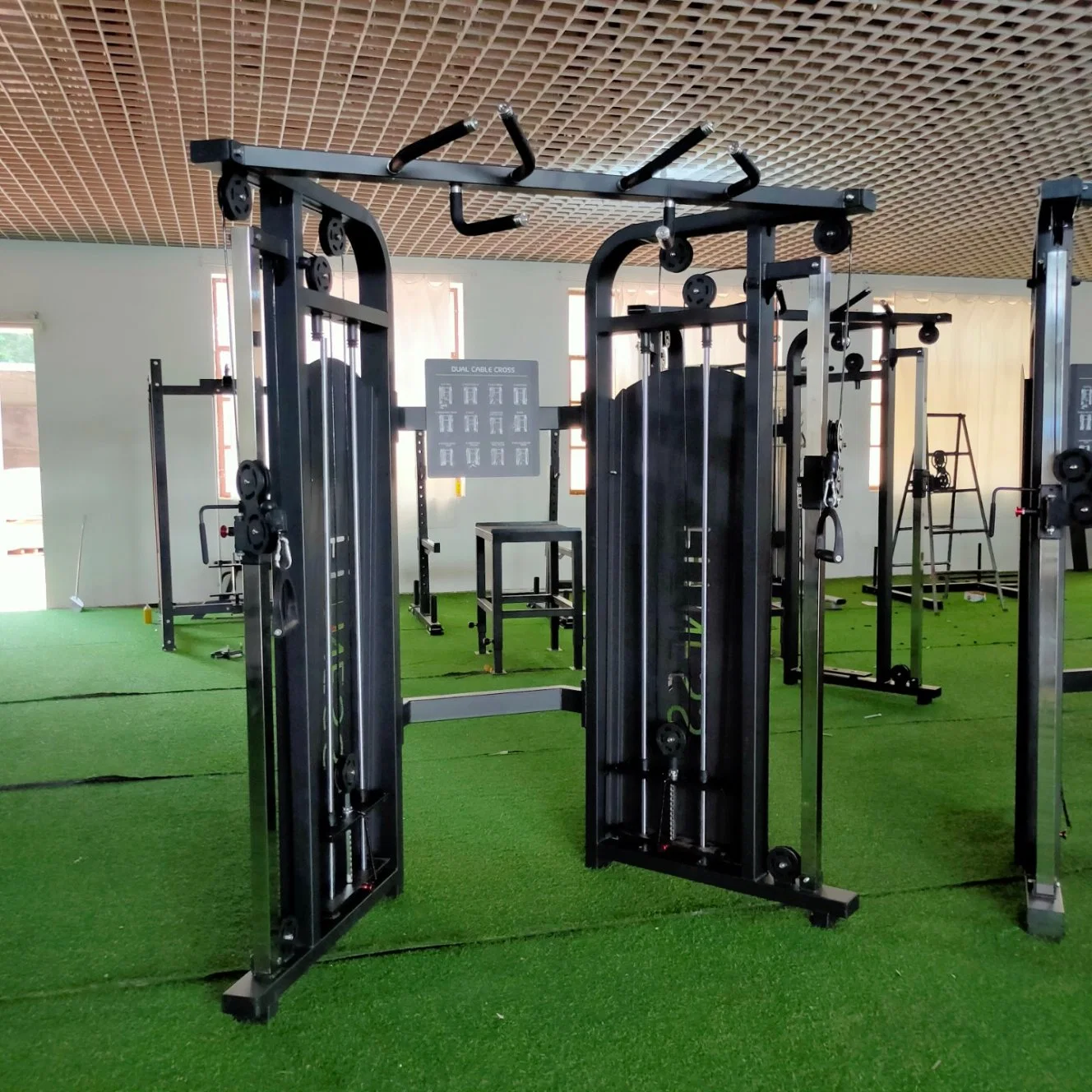 Nuevo diseño de equipos de gimnasio Muti-Functional Trainer Smith Máquina para el hogar seguro y estable de la máquina Smith equipos de gimnasio para gimnasio