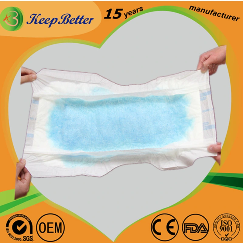 Excellent Quality Elder Disposable Breathable PE Film Diaper Insert Pads for Adults